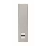   Powerbank 2600 mAh, USB-C, 2410E23123, Everestus, 9.5 x 2.1 x 2.1 cm, Aluminiu, Argintiu mat