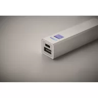   Powerbank 2600 mAh, USB-C, 2410E23123, Everestus, 9.5 x 2.1 x 2.1 cm, Aluminiu, Argintiu mat