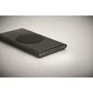 Powerbank 5000 mAh, 15 W, Wireless, USB-C, USB-A, 2410E23129, Everestus, 12 x 6.5 x 0.9 cm, Aluminiu, Negru