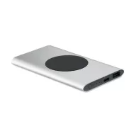   Baterie externa 5000 mAh, 15 W, USB-C, 2509E16019, Everestus, 12x6.5x0.9 cm, Aluminiu, Argintiu mat