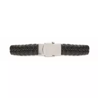 Bratara, 2410E22993, Everestus, 21 x 1 cm, Poliuretan, Negru