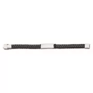 Bratara, 2410E22993, Everestus, 21 x 1 cm, Poliuretan, Negru
