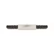   Bratara, 2410E22994, Everestus, 19 x 0.7 cm, Poliuretan, Negru