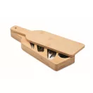 Set accesorii vin, 2410E25510, Everestus, 29 x 8.5 x 3 cm, Bambus, Natur