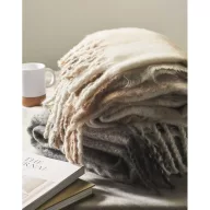 Patura 127 x 152 cm, Everestus, 2410E21556, Poliester, Bej
