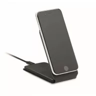   Incarcator wireless, 15 W, 2410E24611, Everestus, 11.4 x 6.5 x 1.3 cm, Poliuretan, Negru