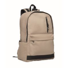   Rucsac laptop, 15 inch, 2410E22137, Everestus, 30 x 18 x 45 cm, Bumbac, Maro franghie
