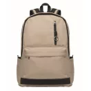 Rucsac laptop, 15 inch, 2410E22137, Everestus, 30 x 18 x 45 cm, Bumbac, Maro franghie