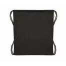Saculet cu snur, 2410E23044, Everestus, 37 x 41 cm, Bumbac, Negru