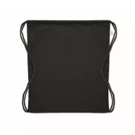   Saculet cu snur, 2410E23044, Everestus, 37 x 41 cm, Bumbac, Negru