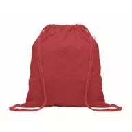   Saculet cu snur, 2410E23045, Everestus, 37 x 41 cm, Bumbac, Rosu