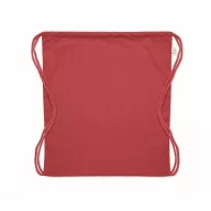   Saculet cu snur, 2410E23045, Everestus, 37 x 41 cm, Bumbac, Rosu