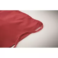   Saculet cu snur, 2410E23045, Everestus, 37 x 41 cm, Bumbac, Rosu