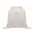 Saculet cu snur, 2410E23041, Everestus, 37 x 41 cm, Bumbac, Alb