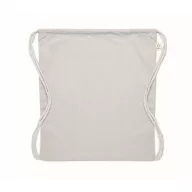   Saculet cu snur, 2410E23041, Everestus, 37 x 41 cm, Bumbac, Alb