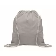   Saculet cu snur, 2410E23043, Everestus, 37 x 41 cm, Bumbac, Gri