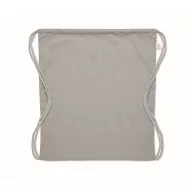   Saculet cu snur, 2410E23043, Everestus, 37 x 41 cm, Bumbac, Gri