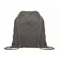   Saculet cu snur, 2410E23046, Everestus, 37 x 41 cm, Bumbac, Gri piatra