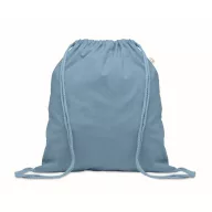   Saculet cu snur, 2410E23047, Everestus, 37 x 41 cm, Bumbac, Albastru petrol
