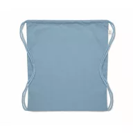   Saculet cu snur, 2410E23047, Everestus, 37 x 41 cm, Bumbac, Albastru petrol