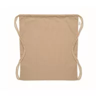   Saculet cu snur, 2410E23049, Everestus, 37 x 41 cm, Bumbac, Kaki