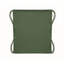 Saculet cu snur, 2410E23050, Everestus, 37 x 41 cm, Bumbac, Verde inchis