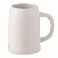   Cana 500 ml, 2502E16466, Everestus, ⌀10.2 x 13.5 cm, Ceramica, Alb