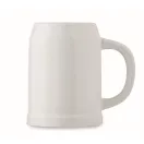 Cana 500 ml, 2502E16466, Everestus, ⌀10.2 x 13.5 cm, Ceramica, Alb