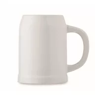   Cana 500 ml, 2502E16466, Everestus, ⌀10.2 x 13.5 cm, Ceramica, Alb