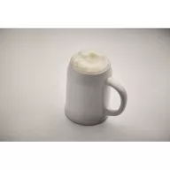   Cana 500 ml, 2502E16466, Everestus, ⌀10.2 x 13.5 cm, Ceramica, Alb
