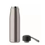   Sticla de apa sport, 500 ml, 2502E15384, Everestus, ⌀6.5 x 25 cm, Otel, Argintiu mat