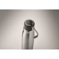   Sticla de apa sport, 500 ml, 2502E15384, Everestus, ⌀6.5 x 25 cm, Otel, Argintiu mat