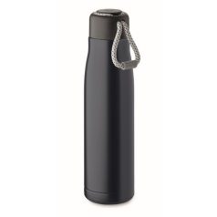   Sticla de apa sport, 500 ml, 2502E15382, Everestus, ⌀6.5 x 25 cm, Otel, Albastru marin francez