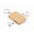 Cablu de incarcare cu breloc, 2502E14463, Everestus, 5.8 x 3.9 x 0.97 cm, Bambus, Natur