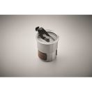 Cana de voiaj, 260 ml, 2502E15520, Everestus, ⌀8 x 9 cm, Otel, Argintiu mat