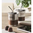 Cana de voiaj, 260 ml, 2502E15520, Everestus, ⌀8 x 9 cm, Otel, Argintiu mat