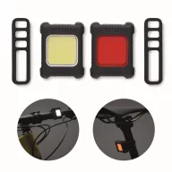  Set lumini reincarcabile, 2502E15884, Everestus, 9 x 4 x 5 cm, ABS, Negru