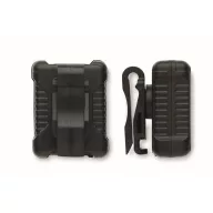   Set lumini reincarcabile, 2502E15884, Everestus, 9 x 4 x 5 cm, ABS, Negru