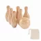 Set mini bowling, 2502E15034, Everestus, 11 x 12 cm, Lemn, Natur