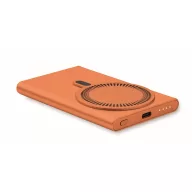   Powerbank, 5000 mAh, 20 W, Everestus, 2601E14212, 6.7x10.2x0.95 cm, Aluminiu, Portocaliu