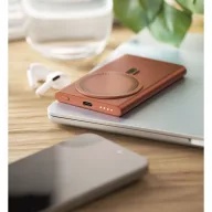   Powerbank, 5000 mAh, 20 W, Everestus, 2601E14212, 6.7x10.2x0.95 cm, Aluminiu, Portocaliu