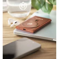   Powerbank, 5000 mAh, 20 W, Everestus, 2601E14212, 6.7x10.2x0.95 cm, Aluminiu, Portocaliu