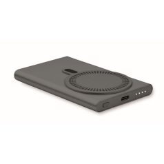   Baterie externa 5000 mAh, 15 W, USB-C, 2502E14956, Everestus, 6.7 x 10.2 x 0.95 cm, Aluminiu, Gri titan