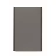   Baterie externa 5000 mAh, 15 W, USB-C, 2502E14956, Everestus, 6.7 x 10.2 x 0.95 cm, Aluminiu, Gri titan