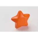 Stea antistres, 2502E15880, Everestus, 7.8 x 7.8 x 3.2 cm, Poliuretan, Portocaliu