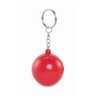   Breloc in forma de minge, 2502E15118, Everestus, ⌀4 cm, Poliuretan, Rosu