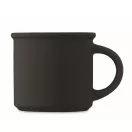Cana 300 ml, 2502E16456, Everestus, ⌀9.1 x 8.4 cm, Ceramica, Negru