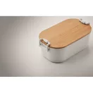 Caserola pranz 700 ml, 2502E14222, Everestus, ⌀18 x 10.5 x 7 cm, Polipropilena, Alb