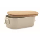 Caserola pranz 700 ml, 2502E14224, Everestus, ⌀18 x 10.5 x 7 cm, Polipropilena, Bej