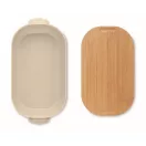 Caserola pranz 700 ml, 2502E14224, Everestus, ⌀18 x 10.5 x 7 cm, Polipropilena, Bej